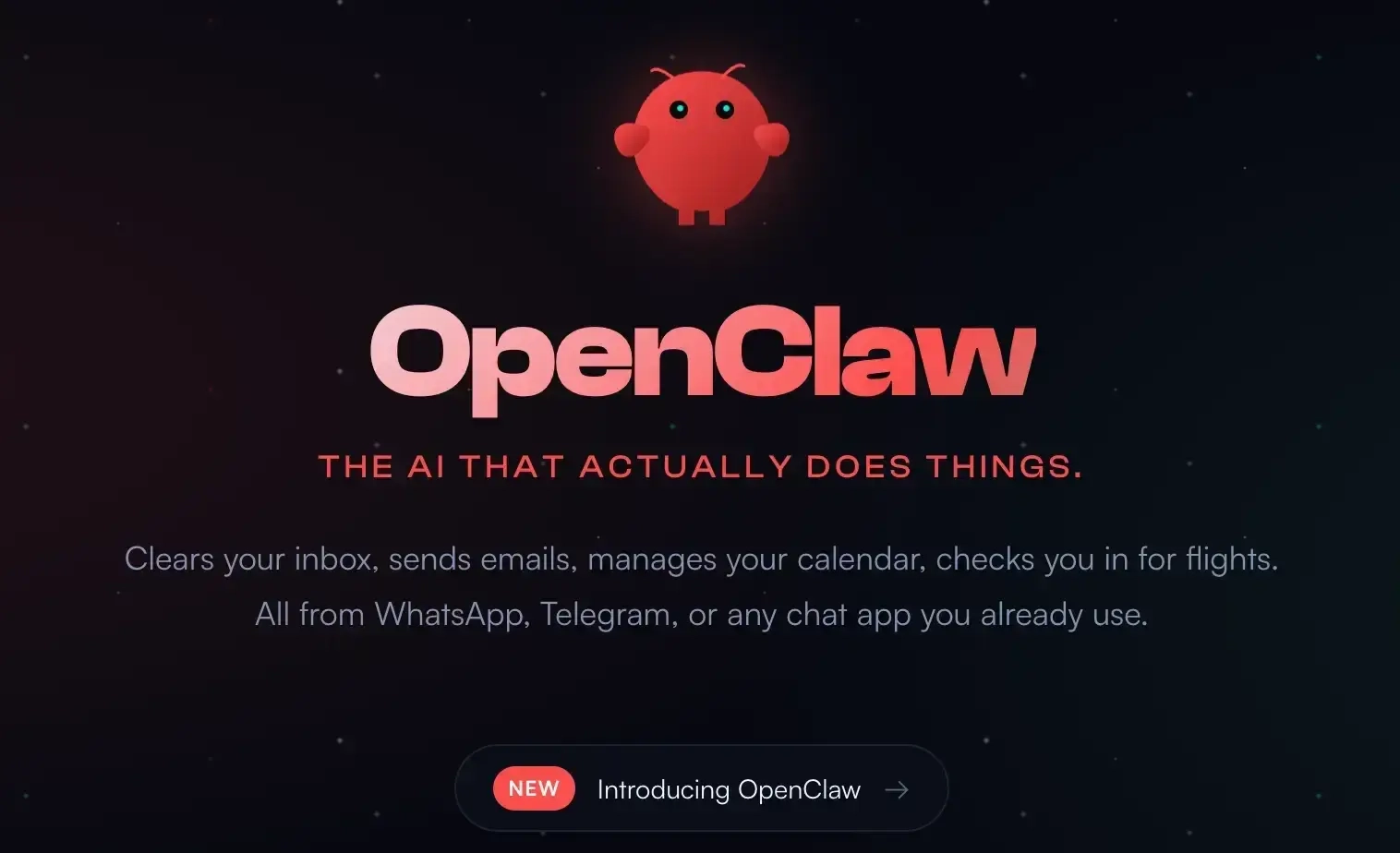 OpenClaw — The AI That Actually Does Things